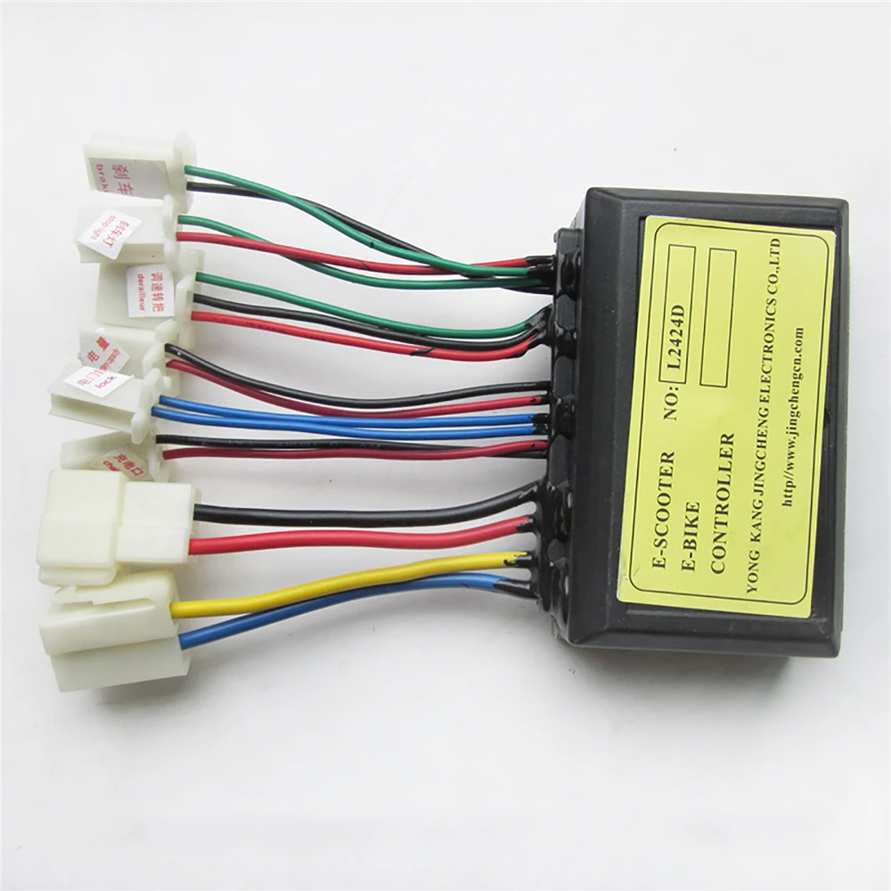 24V 250W Brush Controller Replacement Motor Controller for Dolphin Electric Scooter 16-18 Inch Leisure Folding Electric Car Part