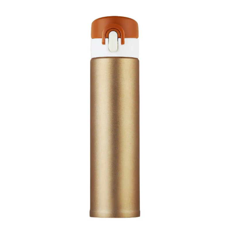 Fashion Creative Business Straight Vacuum Flasks Portable and Durable Double-layer Vacuum Insulation High-end Office Thermoses