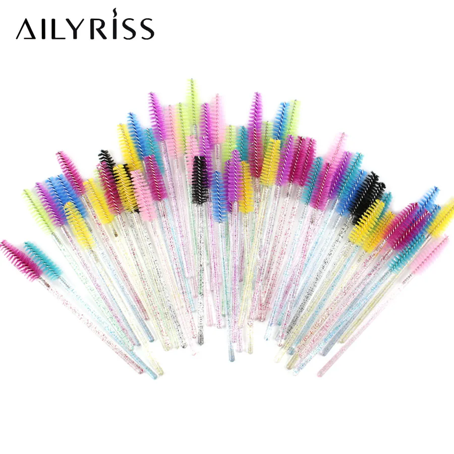 25 Pcs Disposable Eyelash Brushes Eyelashes Extension Tools Eyebrow Brush Mascara Wands Applicator Spoolers Eye Lashes Cosmetic