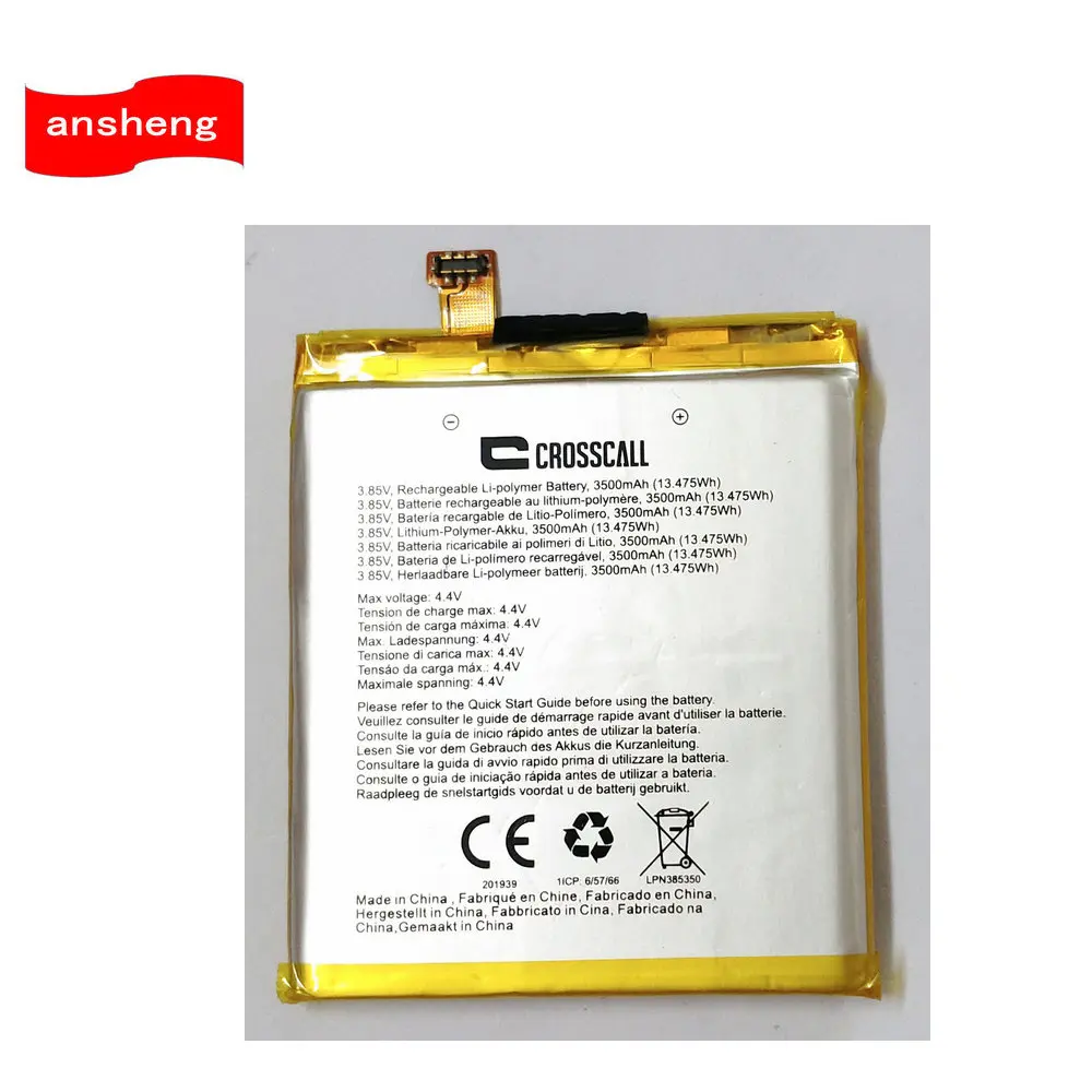 

New Original 3.85V 3500mAh LPN385350 Battery For Crosscall CORE-X3 ACTION-X3 Smartphone