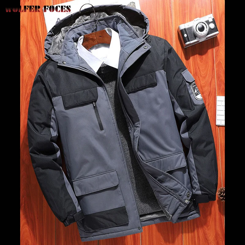 Winter jacken Herren Freizeit Mann Business Parkas Herbst Männer Mode Herren Kleidung neuen Stil Wind jacke Wärme Parka Mantel