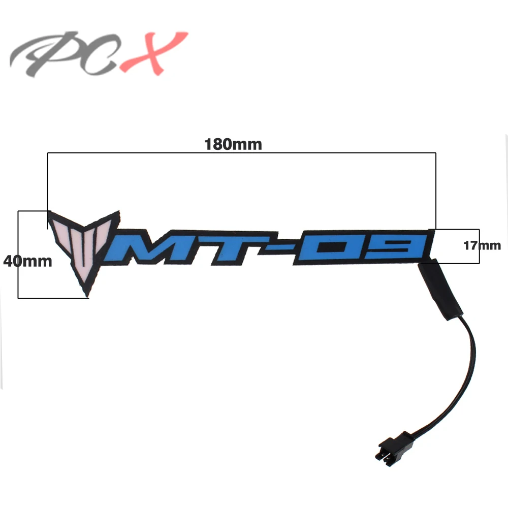 

Motorcycle Light LED DIY Reflective EL Cold Light Sticker for YAMAHA MT-09/SP FZ-09 2017-2020 Tracer FJ09 Tracer 900