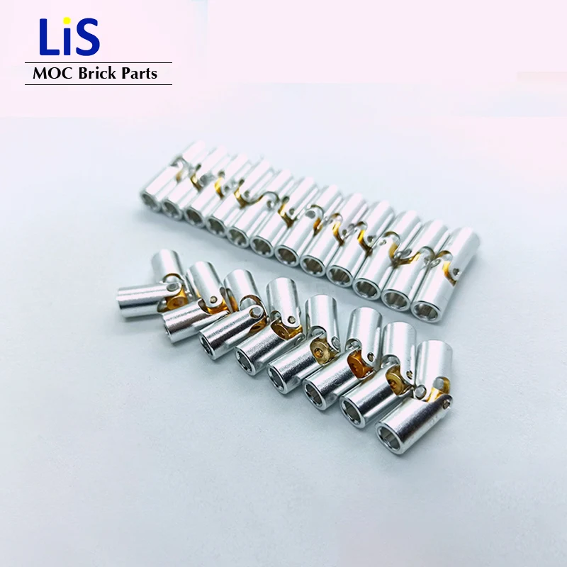 

5-10-15Pcs Metal Universal Joint Axis Connector 61903 Science and Technology Series MOC Parts 9244 Building Block Parts DIY Toys