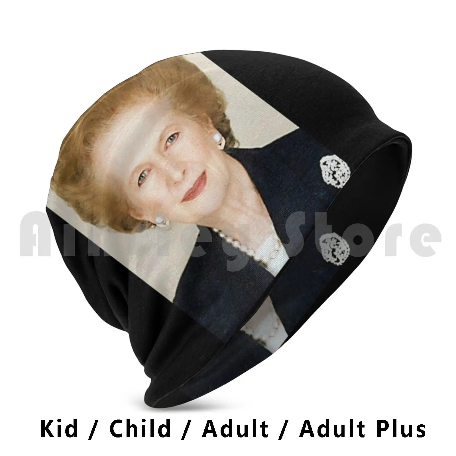 Margaret Thatcher. The Iron Lady. Beanies Knit Hat Hip Hop Margaret Thatcher Baroness Stateswoman Prime