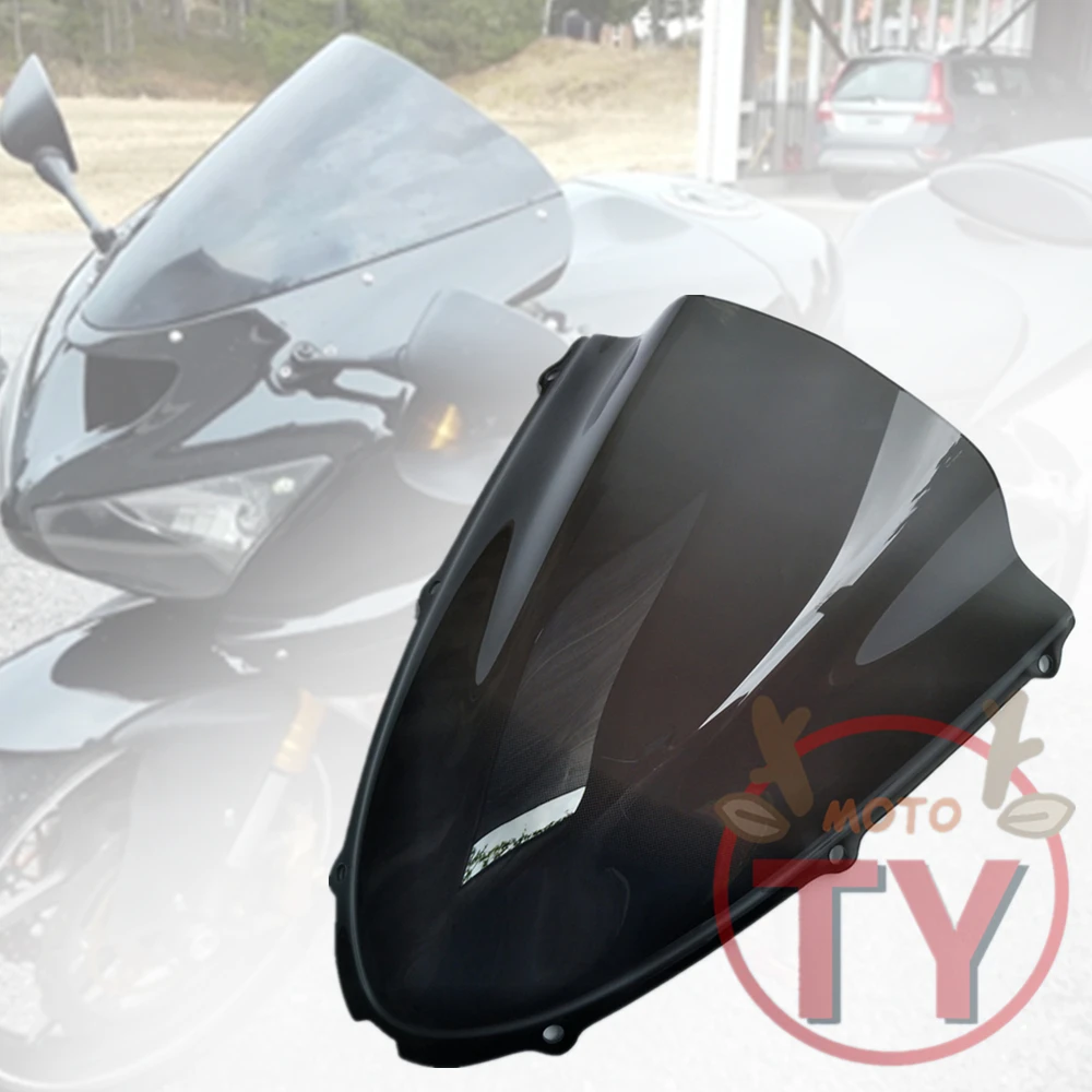 For Kawasaki Ninja ZX6R 2005 2006 2007 2008 ZX10R 2006 2007 05 06 08 ZX-6R Motorcycle Windshield Windscreens Air Wind Deflector