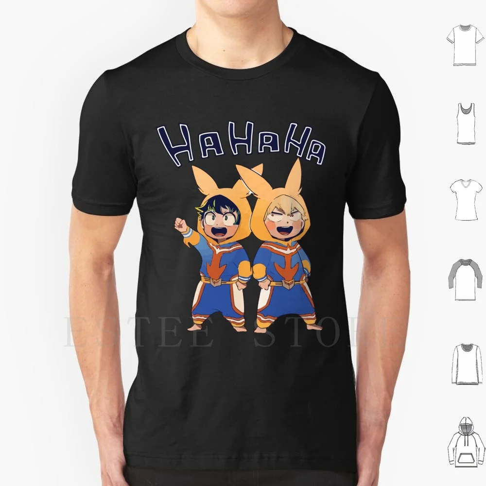 

Boku No Hero-Hahaha T Shirt Cotton Men DIY Print Boku No Hero Boku No Hero Kacchan Deku Midoriya Midoriya Izuku Katsuki Baguko