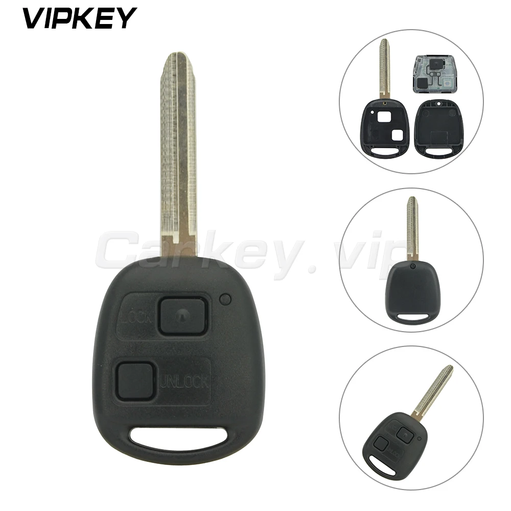 

Denso( not Valeo) Remotekey Remote Car Key For Toyota Wish Picnic Avensis Verso Previa Tarago 2003-2009 2B 304mhz 4d67Chip Toy43