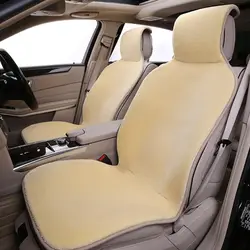 ROWNFUR fur Car Seat Cover Universal size Luxury  Car Seat Cover faux Sheepskin Seat Covers Winter Warm