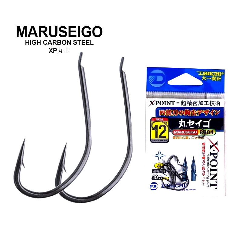 MARUSEIGO Freshman Needle Micro Fishing Lure Imported Japan Circle Hooks High Carbon Steel Rock Fishing Accessories Sharp Hooks