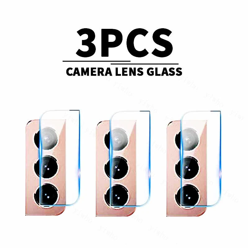 3 uds vidrio templado para Samsung Galaxy S21 5G lente de cámara Protector de pantalla vidrio Protector S21 Ultra Plus S21 + S21ultra S21plus