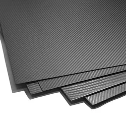 240x240mm High Quality Thickness 0.5-6mm 3K Forged High Temperature Board Plate Carbon Fiber Sheet