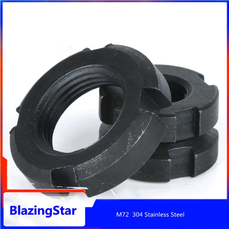 1pcs-m72-304-stainless-steel-gb-round-nut-slotted-nut-stop-nut-four-groove-nut-four-slotted-nut-gb812