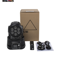 Aluminum Alloy LED Par 7X12W RGBW 4in1 Par Light/Moving Head Light High Power DMX512 Wash DJ Stage Disco Party Light