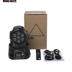 Aluminiumlegierung LED Par 7X12W RGBW 4in1 Par Licht/Moving Head Licht High Power DMX512 Wash DJ Bühne Disco Party Licht