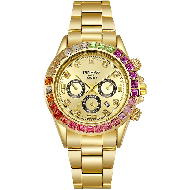 2021 Rhinestone Women Quartz Watch Luxury Brand Top Quality Waterproof Relogio Feminino reloj mujer acero inoxidable lady watch