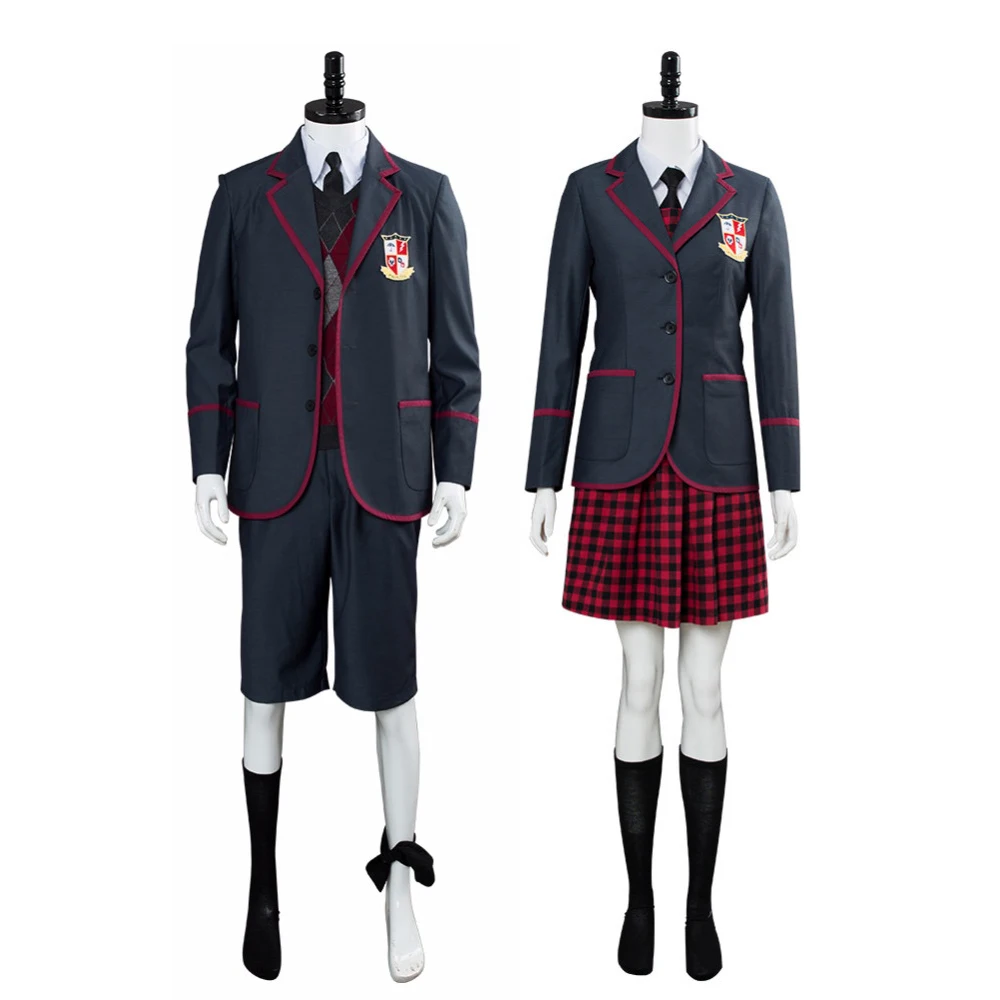 

Woman Men The Umbrella Academy Number Five Anime Cosplay Costume Halloween Party Dresses College Clothing Full Sets