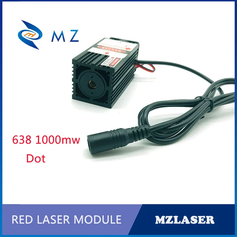 Laser maze laser 638nm 1000mw red power laser module ACC drives the laser module fan to dissipate heat