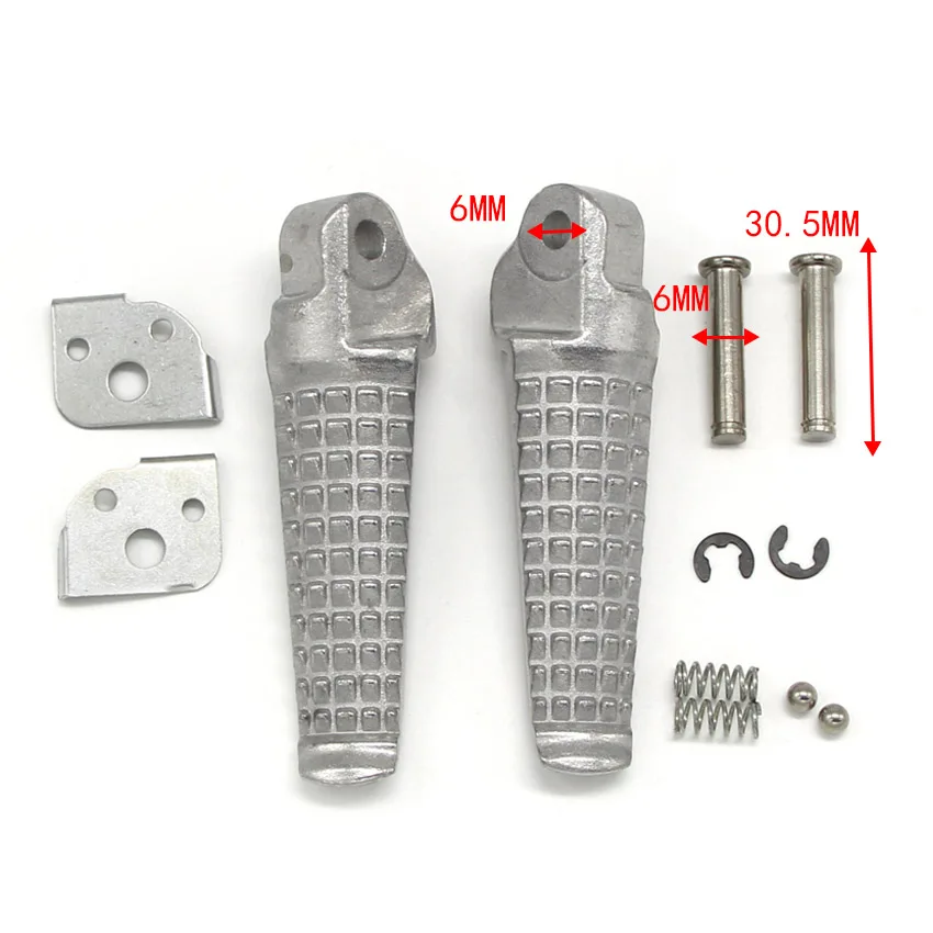 Motorrad-Fußrasten Fußstützen Hinten Für Suzuki DRZ400S SV650 GSF600 TL1000 GSXR600 GSXR750 GSXR1000 RGV250 SV1000 GSX1200 GSX750 – Detail 1