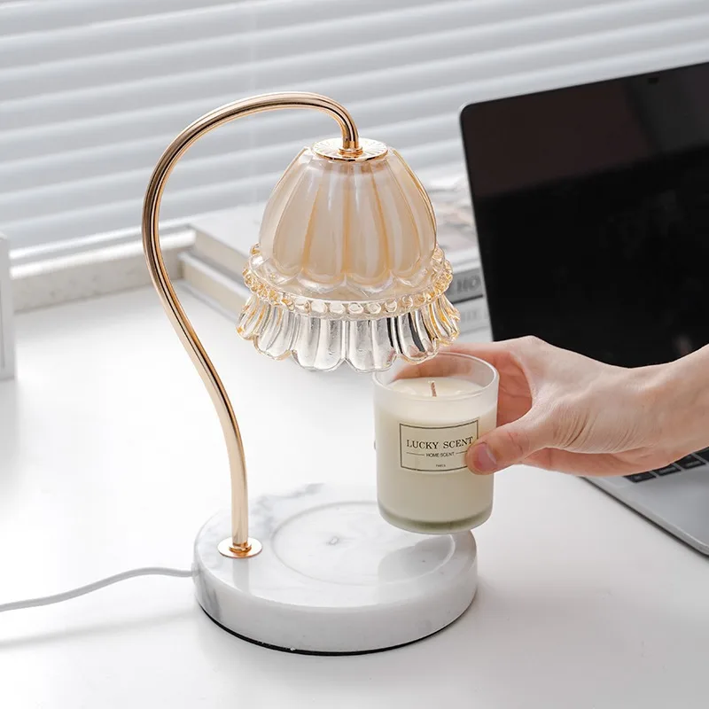 

Electric Candle Melting Warmer Fragrance Lamp Dimmable Table Light Bedroom