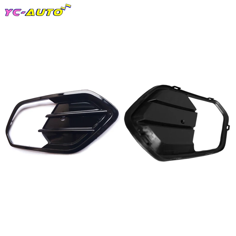 

Car Front Bumper Fog Light Grill Chrome Front Fog Light Trim Cover For Ford Escape Kuga 2017-2019 Fog Light Frame cover trim