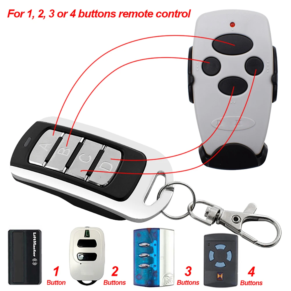 280-900MHz Duplicator Garage Door Remote Control Cloning Fixed Code Rolling Code 433/418/390/315/868MHz Gate Command Transmitter