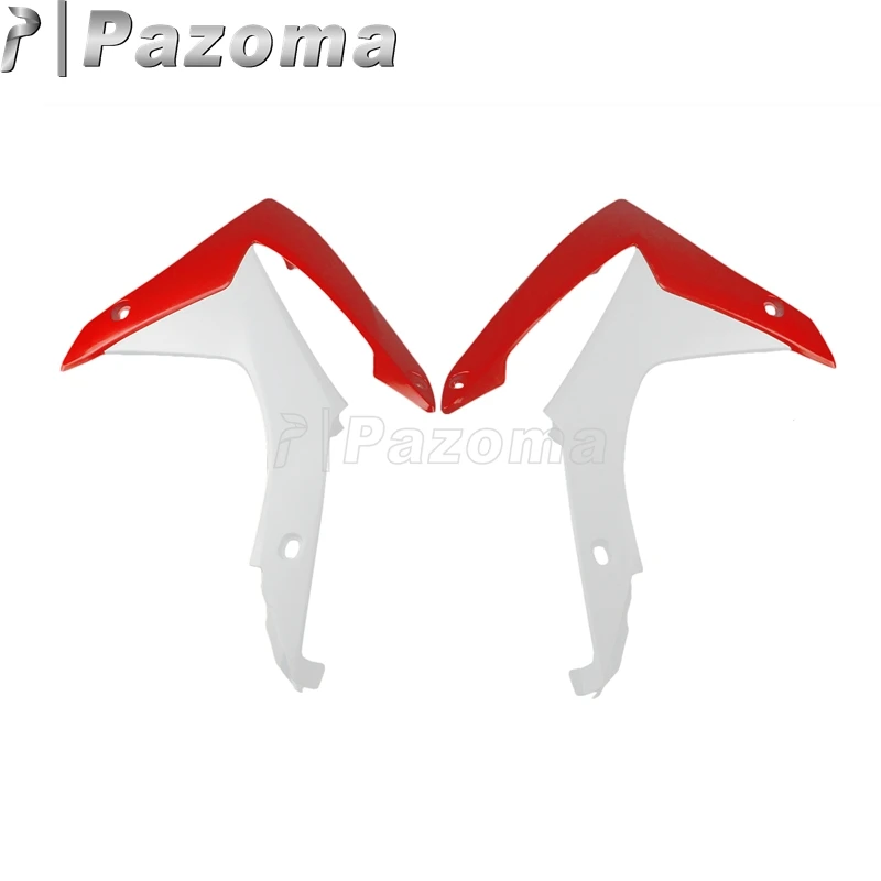 Motorcycle Front Side Fairing Cowl Fairing Cover Enduro Plastic Radiator Shrouds For Honda CRF250R 2014-2017 CRF450R 2013-2016