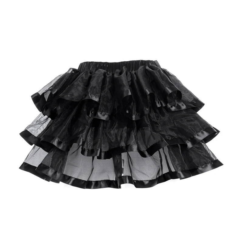 Black Mesh&Lace Bows Decoration Multilayer Sexy Micro Mini tutu Skirts Faldas Saia Cortas showgirl dance