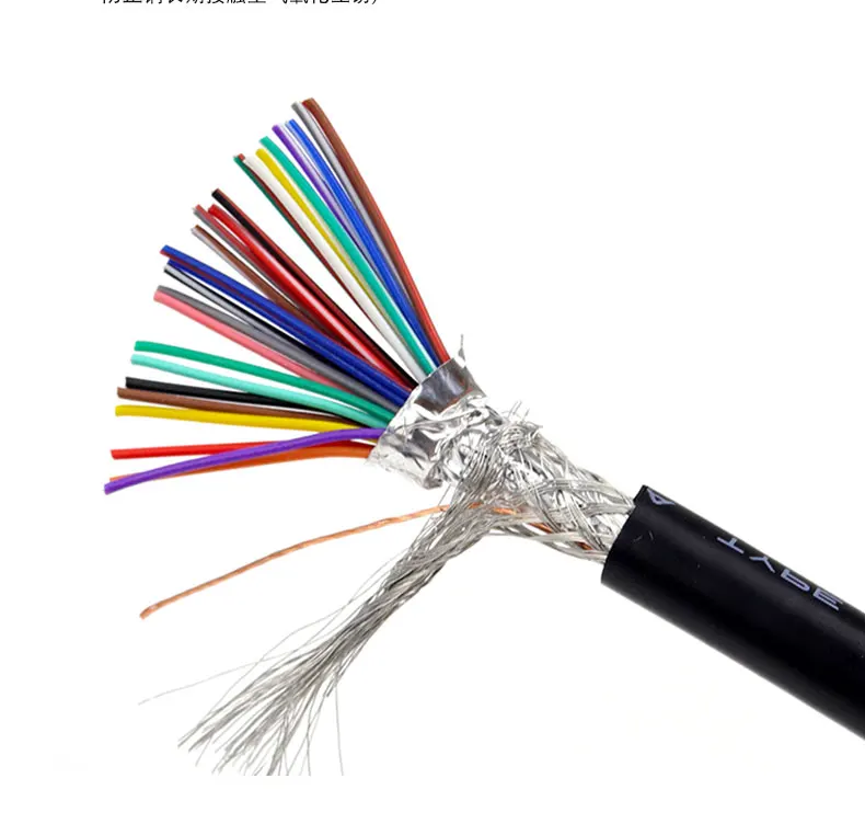 1Meter 26AWG Pure Copper 25Core Shielding Wire DB25 25 Needle Connecting Cable Parallel Print Wire 25 Core Data Line Signal Line