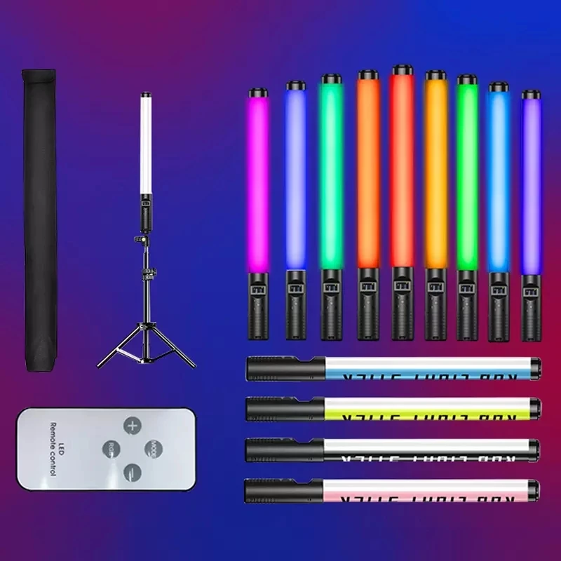 

RGB Colorful LED Stick Fill Light Handheld 20W 3000K LED Flash Light Stick Speedlight Photographic Lighting