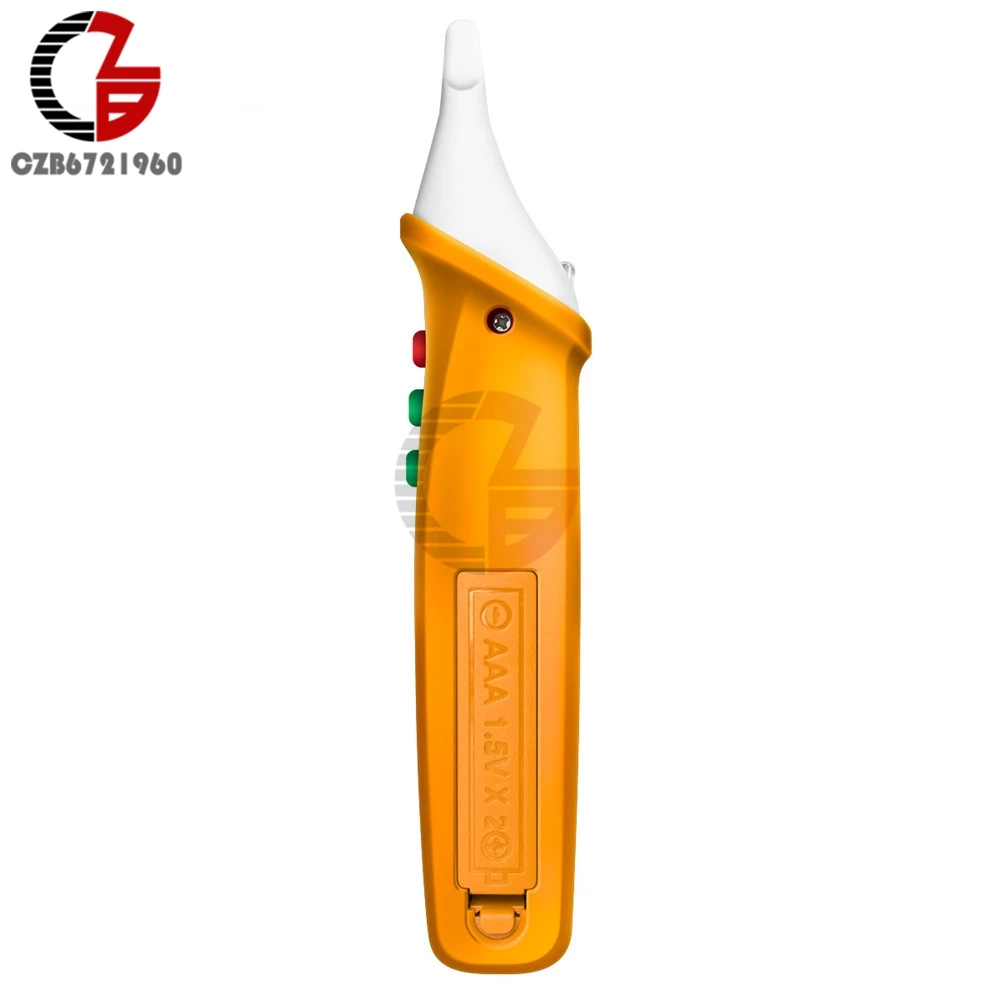 Imagem -04 - Indicador Elétrico sem Contato Tomada de Parede Tomada de Alimentação ac Sensor de Tensão Detector Testador Caneta Luz Led Voltímetro Vc1017 121000v