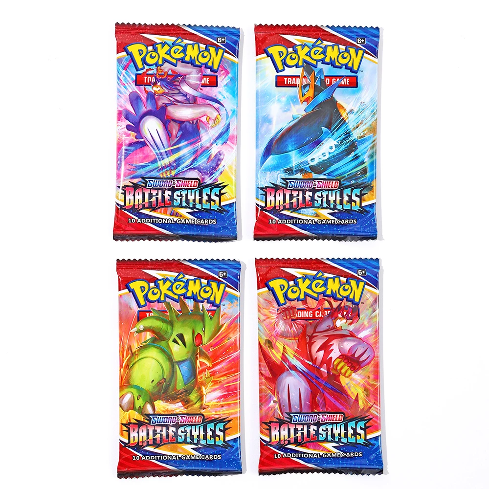 360Pcs/Box Pokemon Cards Newest battleSword&Shield Sun&Moon English Trading Card Shining Game Versions 36 Pack Collection Toys