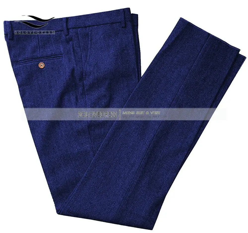 Men's Suit Pants Slim Fit Business Formal Leisure Trousers For Wedding Party With Hidden Expandable Waist Suit Pants XS-5XL