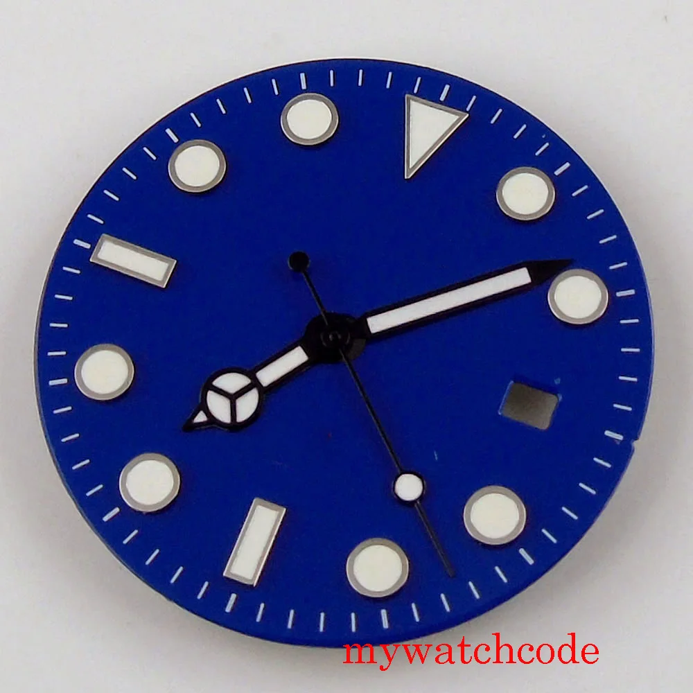 31.3mm orologio Sterile quadrante e lancette misura MIYOTA 8215 821A MINGZHU 2813 movimento automatico segni luminosi