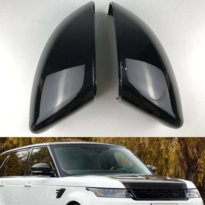 

For Range Rover Sport Executive 2013-2019 Black Side Rearview Mirror Cover cap Trim ABS Full All-inclusive