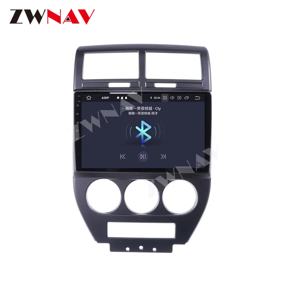 360Cameras IPS Screen For Jeep Compass MK 2006 2007 2008 2009 2010 Android 13 Multimedia Player Car Navi  Audio Radio Recorder