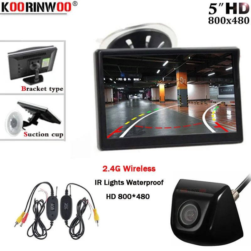 

Koorinwoo Intelligent System Parking Assist For Cars Monitor With Camera Night Vision Cam Dynamic Trajectory For Android Radio