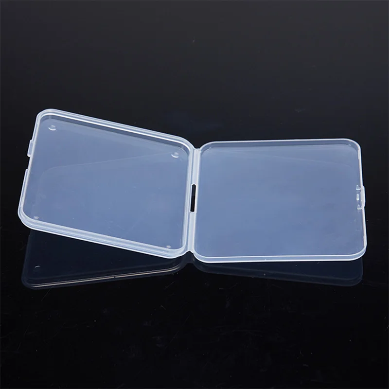 12cm Flat box translucent pp plastic thin storage box party gifts boxes