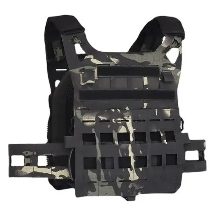 سترة تكتيكية SPC خفيفة الوزن، نظام MOLLE عالي التكوين مع لوحة توصيل، معدات JPC #2