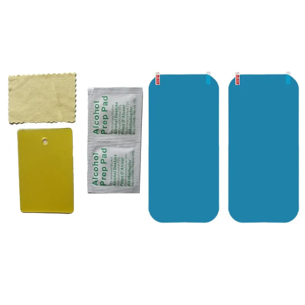 Pegatina para espejo retrovisor de coche y camión, película protectora antiniebla, 35x16CM, accesorios para coche, 2 uds.