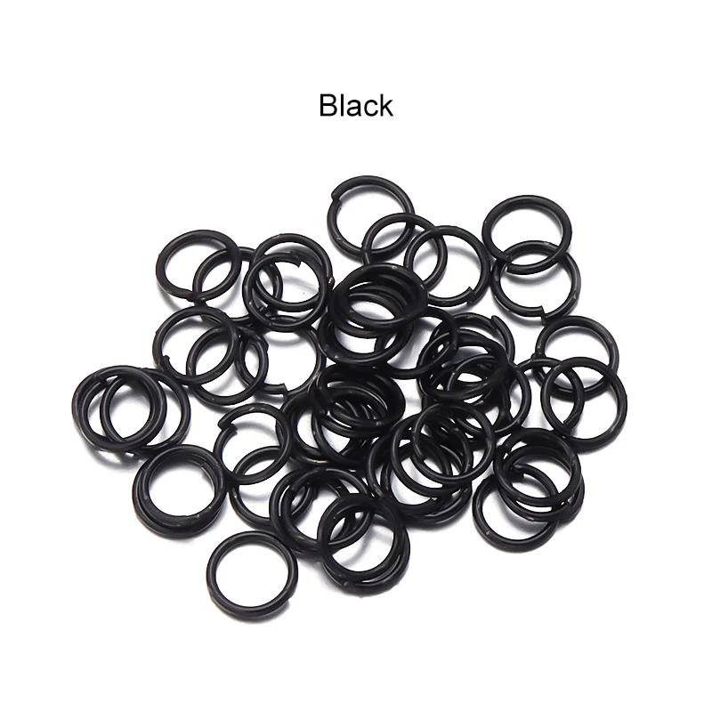 50-200 teile/los 3-20mm Offene Einzelne Schleifen Jump Ringe Split Ringe Für Schmuck Finden, Die DIY zubehör Anschlüsse Liefert – Detail 8