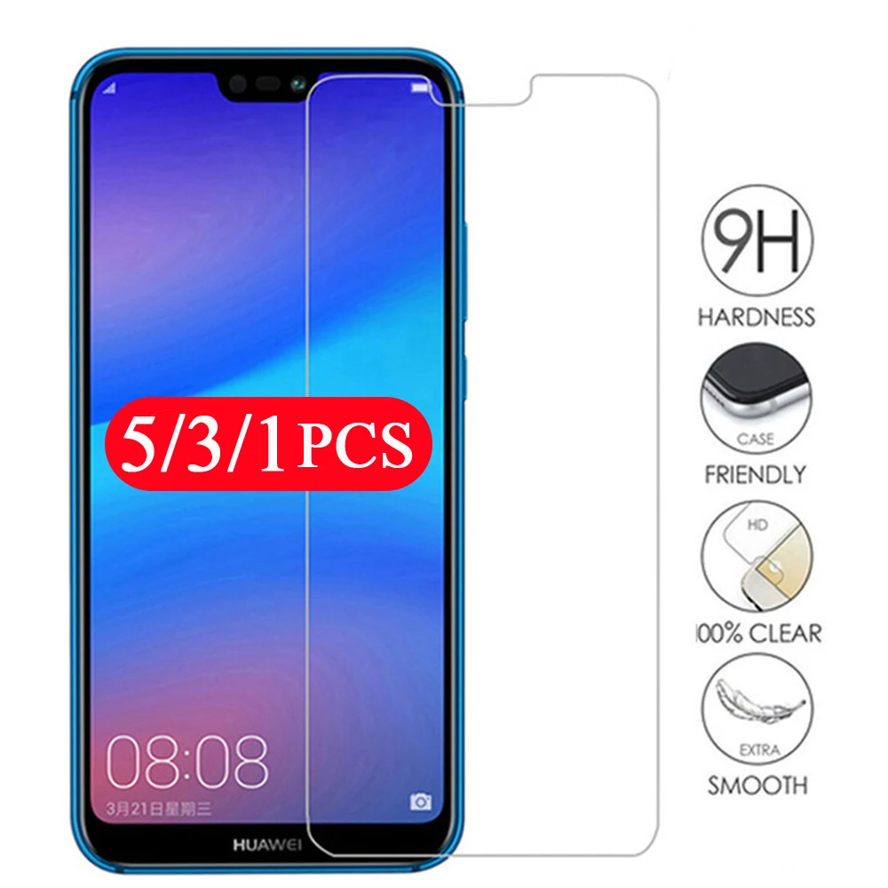 5/3/1Pcs tempered glass for huawei P20 P30 pro P40 lite E P40 pro plus phone screen protector protective film glass smartphone