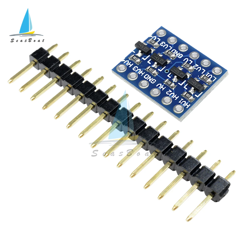 10PCS IIC I2C Logic Level Converter Bi-Directional Module 4 channel 5V to 3.3V For Arduino