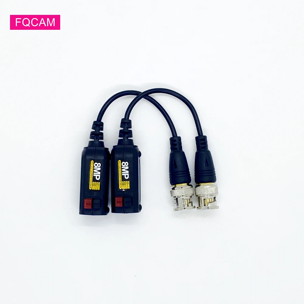 10 Pairs 4K Twisted Pair Passive 8MP Video Balun HD-AHD TVI CVI Transmitter Transceiver for 2MP 5MP 8MP Analog Cameras