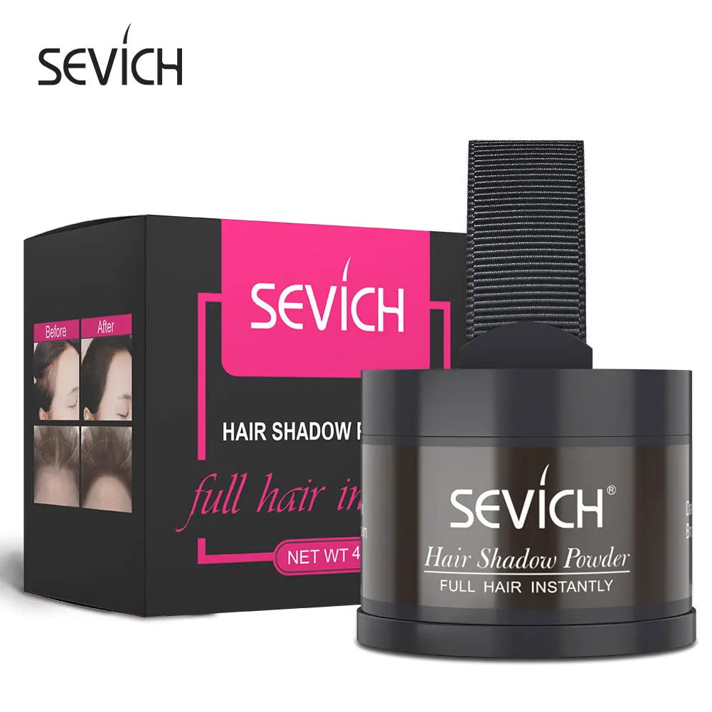 SEVICH Beard Hair Shadow Powder Beard Root Cover Up Concealer Fill In Thinning Instantly Modify Beard Fluffy Powder 13 Color 4g - Image 6