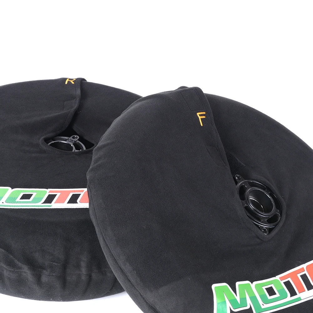 2 قطعة 17 بوصة الإطارات تدفئة الإطارات Windstop غطاء الإطار القطبية الصوف مصدات الرياح