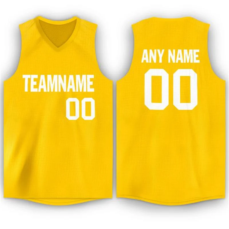Custom Basketball Jerseys Full Sublimated Team Name Numbers for Adults V-neck Loose Athletic Tank Top Awesome Christmas Gift