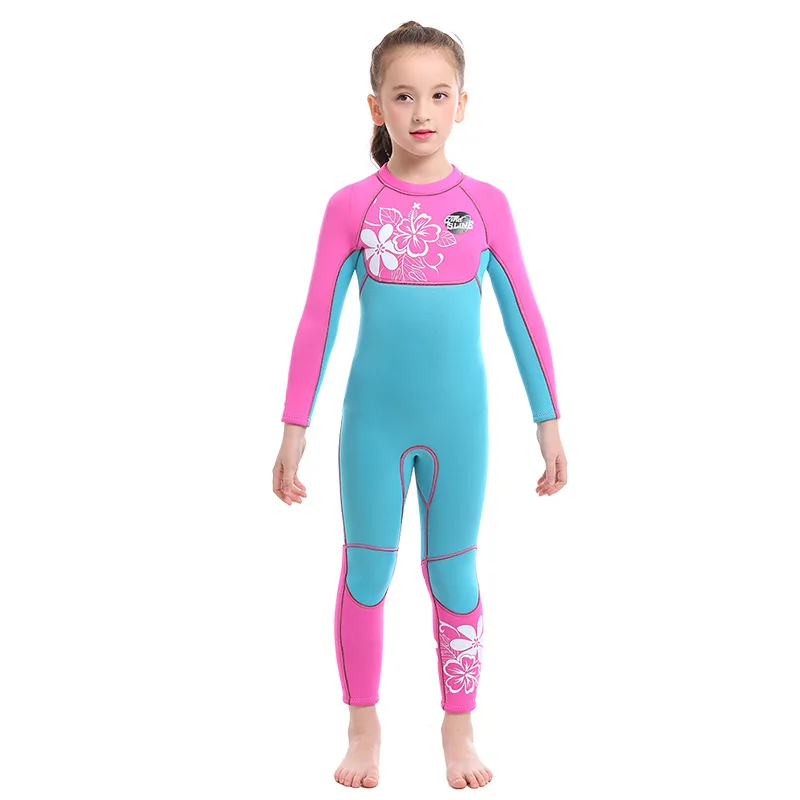 3MM Scuba Keep Warm Neoprene muta costumi da bagno per ragazze bambini Full Body Snorkeling muta da sub surf meduse costume da bagno