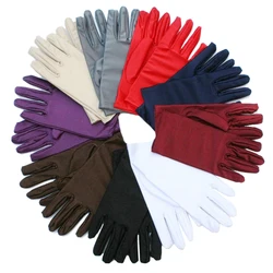 Gants de soirée en satin pour femmes, moulants de danse, bijoux blancs, fins, commandés, Rhformel, offre spéciale