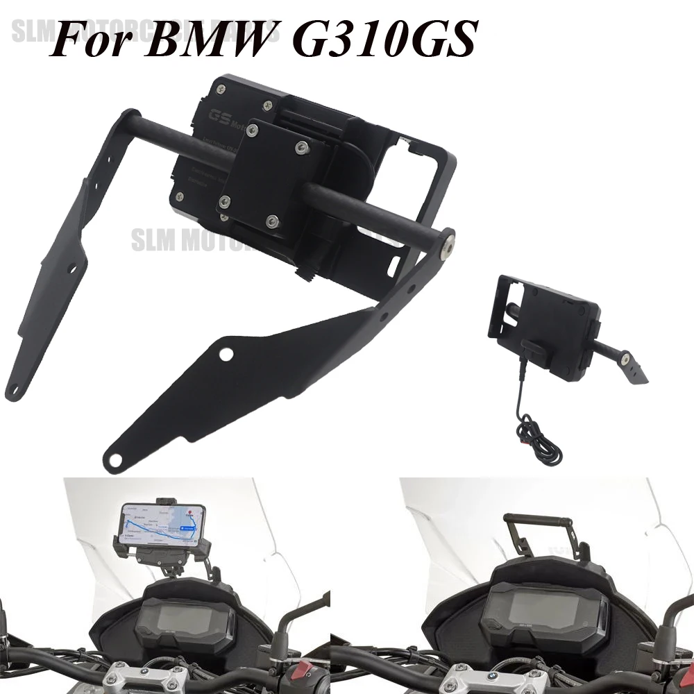 Motorcycle GPS Smart Phone Navigation Mount Bracket Fit for BMW G310GS G310R 2017-2022 G 310 GS G 310 R 2022 2021 2020 2019 2018