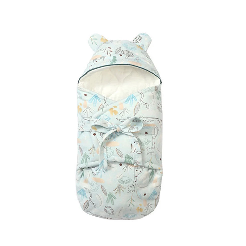 Bé Ấm Túi Ngủ Bé Sơ Sinh Kén Đầm Bọc Sách Bao Da Ốp Lưng Cotton Chăn Đầm Xe Đẩy Trẻ Em Bọc Sleepsack